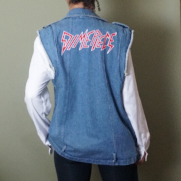 DIMEPIECE denim vest - Picture 2 of 4